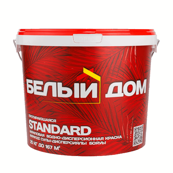 Акриловая водно-дисперсионная краска STANDARD